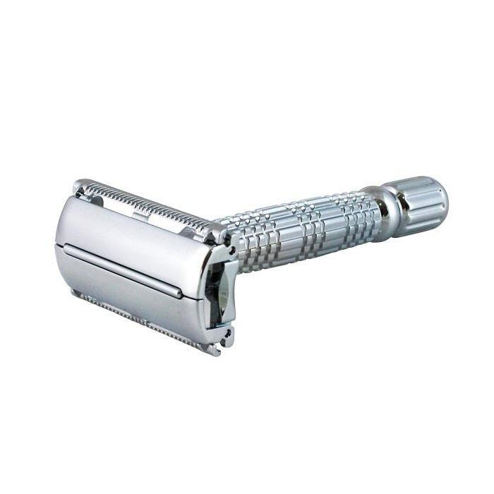 RazoRock Quick Change Double Edge Safety Razor Butterfly Opening - Shaving Time