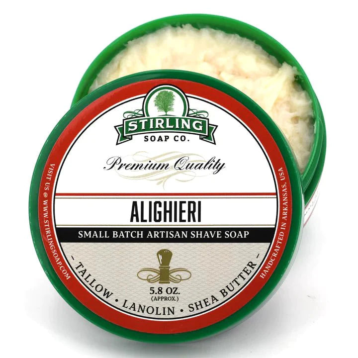Stirling Alighieri Shaving Soap 164g (5.8oz) - Shaving Time