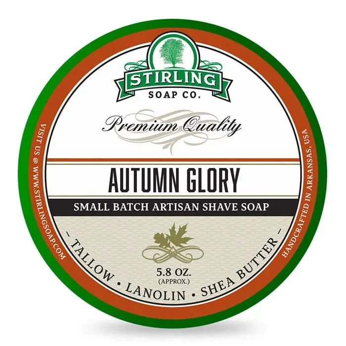 Stirling Autumn Glory Shaving Soap 118ml (5.8oz) - Shaving Time