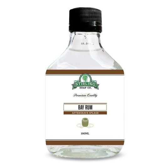 Stirling Bay Rum Aftershave Splash 100ml - Shaving Time