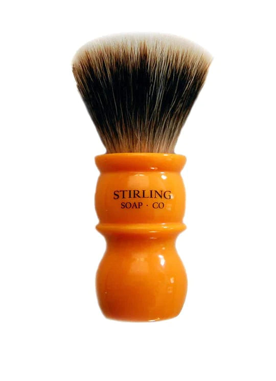 Stirling Butter Scotch Finest Badger Brush - 24mm Fan Knot - Shaving Time