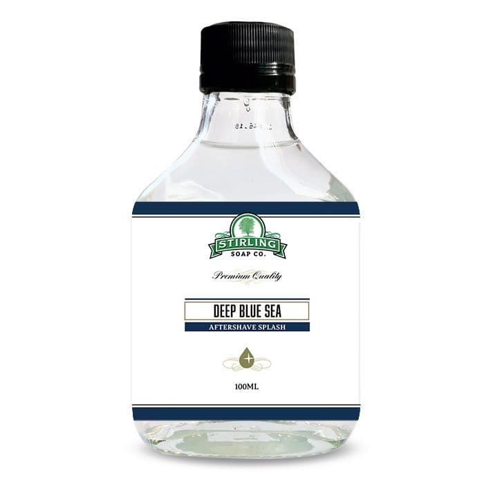 Stirling Deep Blue Sea Aftershave Splash 100ml - Shaving Time