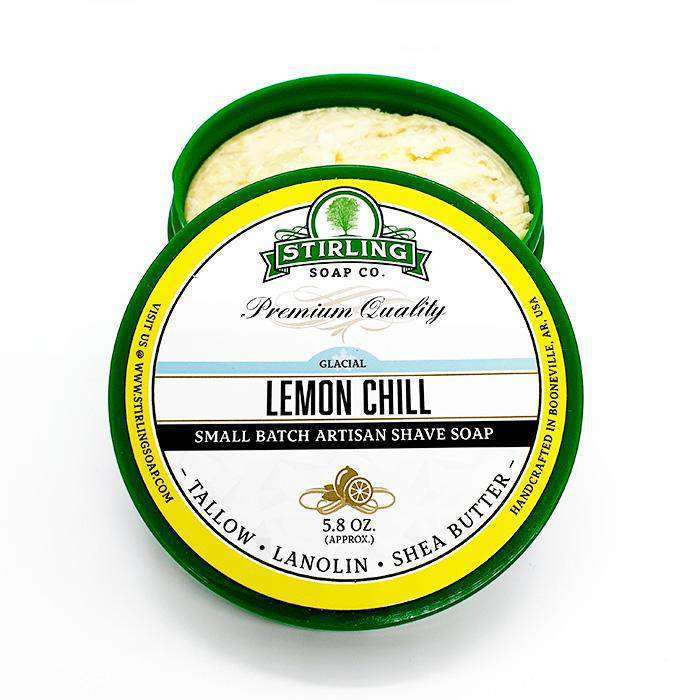 Stirling Glacial Lemon Chill Shaving Soap 164g (5.8oz) - Shaving Time