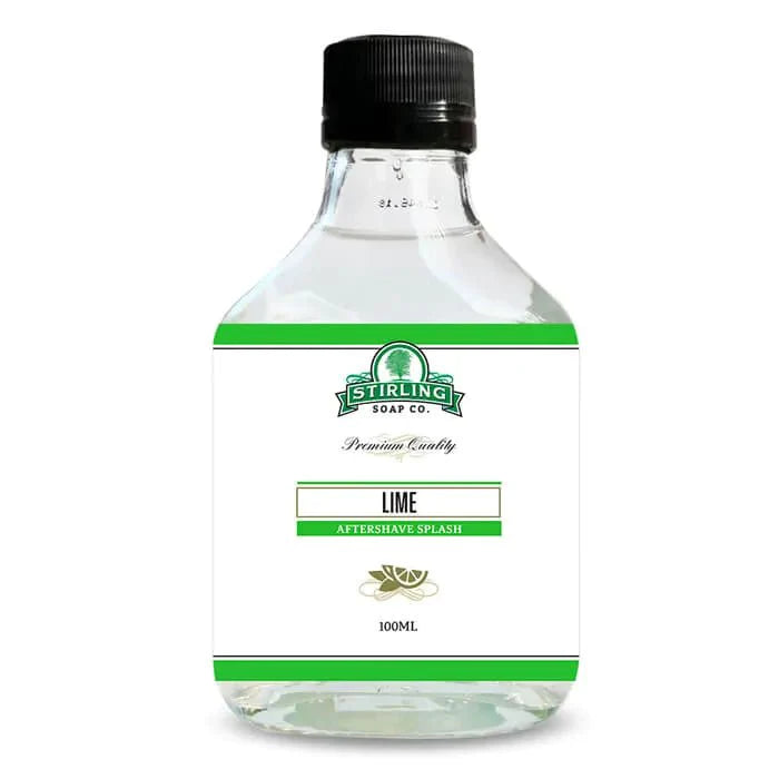 Stirling Lime Aftershave Splash 100ml - Shaving Time