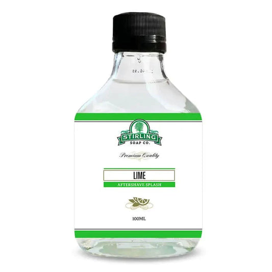 Stirling Lime Aftershave Splash 100ml - Shaving Time