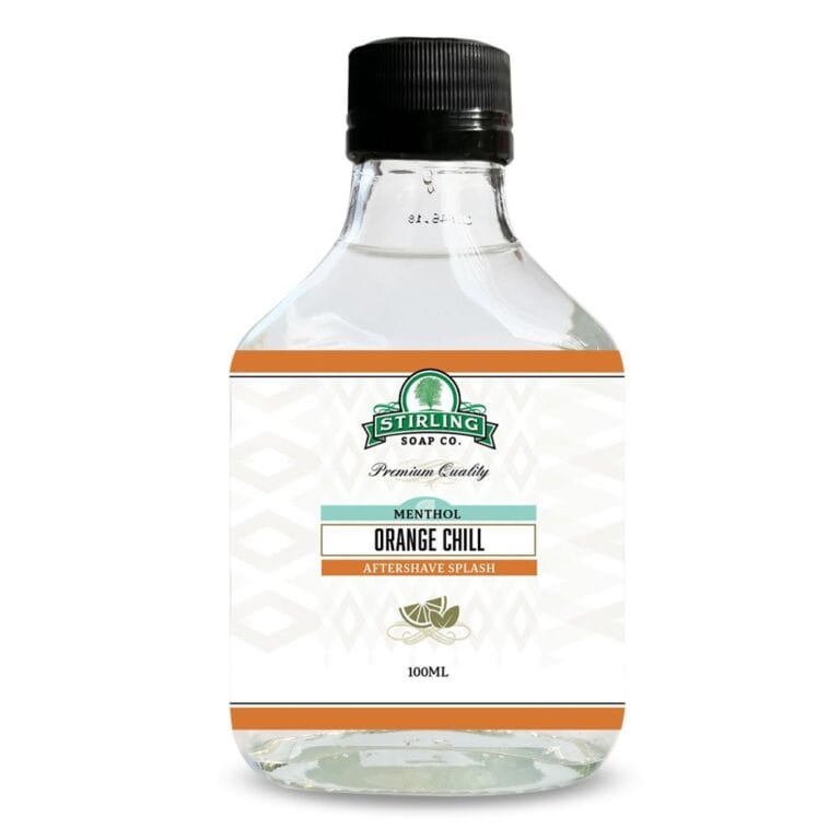 Stirling Menthol Orange Chill Aftershave Splash 100ml - Shaving Time