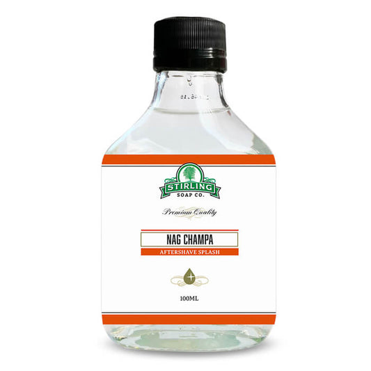 Stirling Nag Champa Aftershave Splash 100ml - Shaving Time