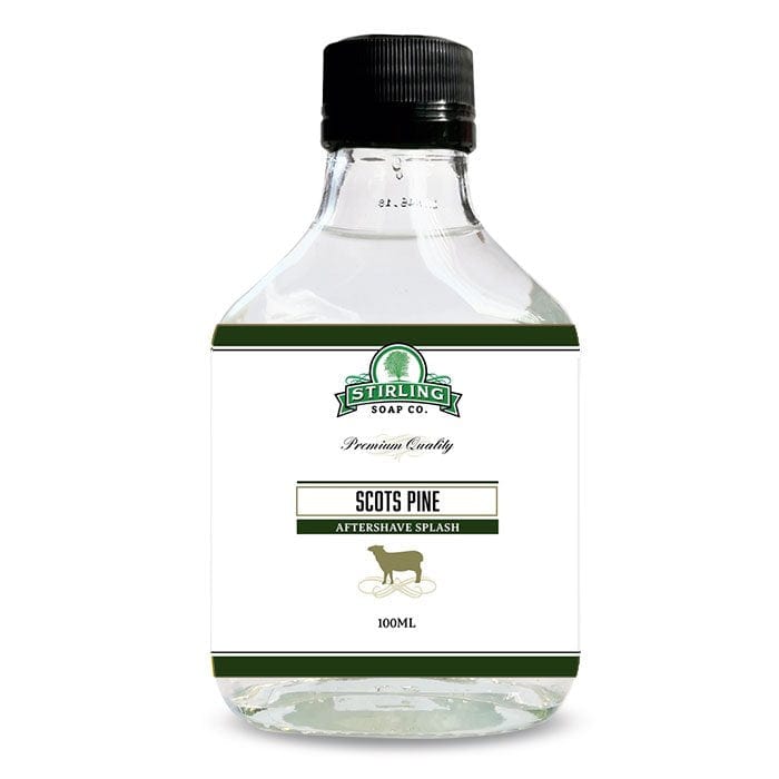 Stirling Scots Pine Sheep Aftershave Splash 100ml - Shaving Time
