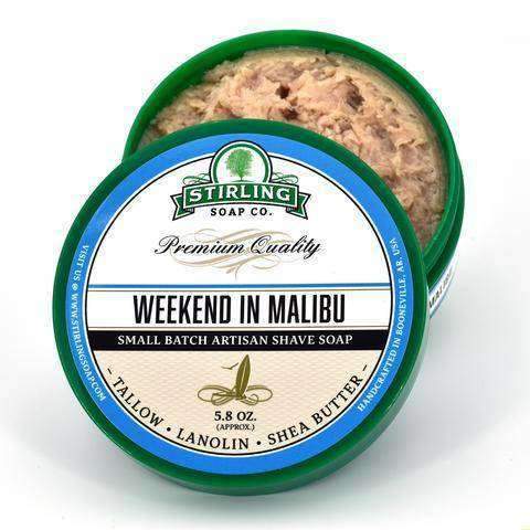 Stirling Soap Co Stirling Shave Soap Stirling Weekend in Malibu Shaving Soap 164g (5.8oz)