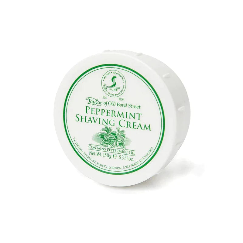 Taylor of Old Bond St Shaving Cream - Peppermint 150g - Shaving Time