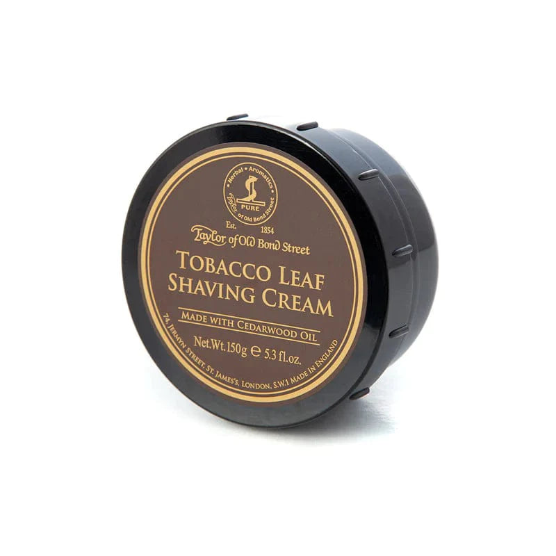 Taylor of Old Bond St Shaving Cream - Tobacco Leaf 150g - Shaving Time