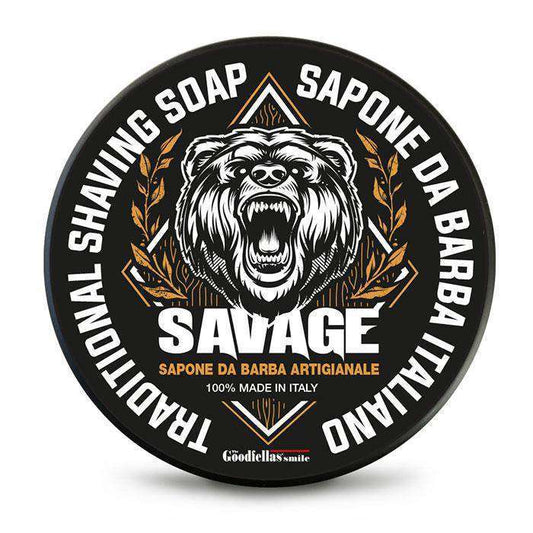 The Goodfellas' Smile Savage Shaving Soap 100gm - Shaving Time