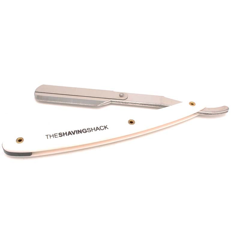 Shaving Shack Straight Razor The Shaving Shack White Shavette - Cut-Throat Razor