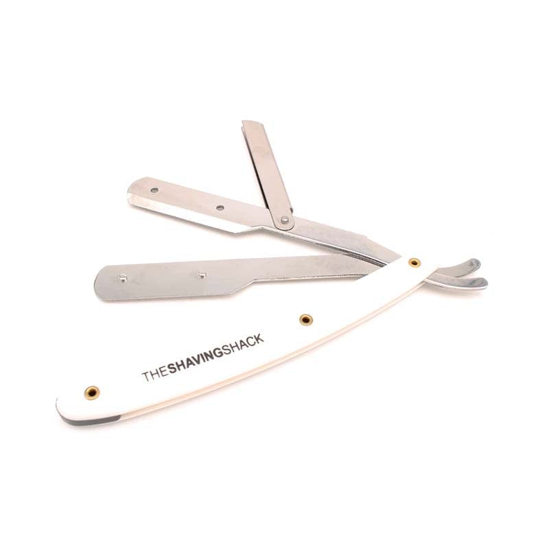 Shaving Shack Straight Razor The Shaving Shack White Shavette - Cut-Throat Razor