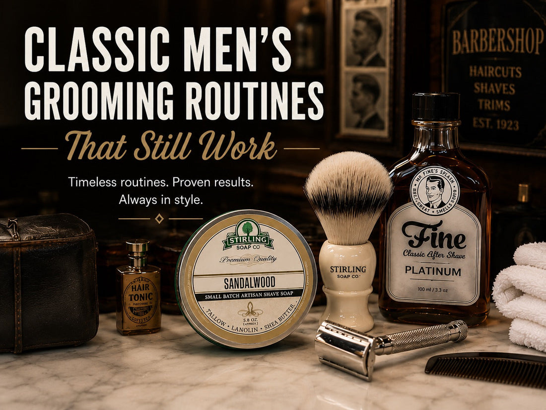 Classic Men’s Grooming Routines That Still Work