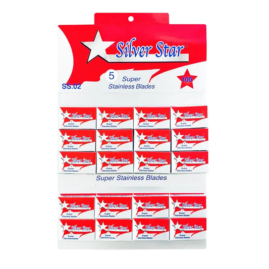 double edge razor blades Lord Silver Star super stainless pack of 5 blades