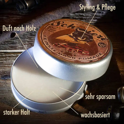 Rumble59 Schmiere Oil-Based Pomade – Hard Poker 140ml