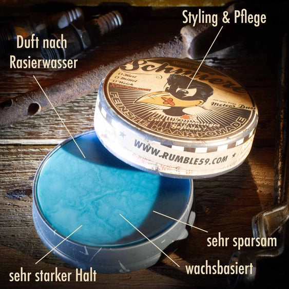 Rumble59 Schmiere Oil-Based Pomade – Rock Hard (140ml)