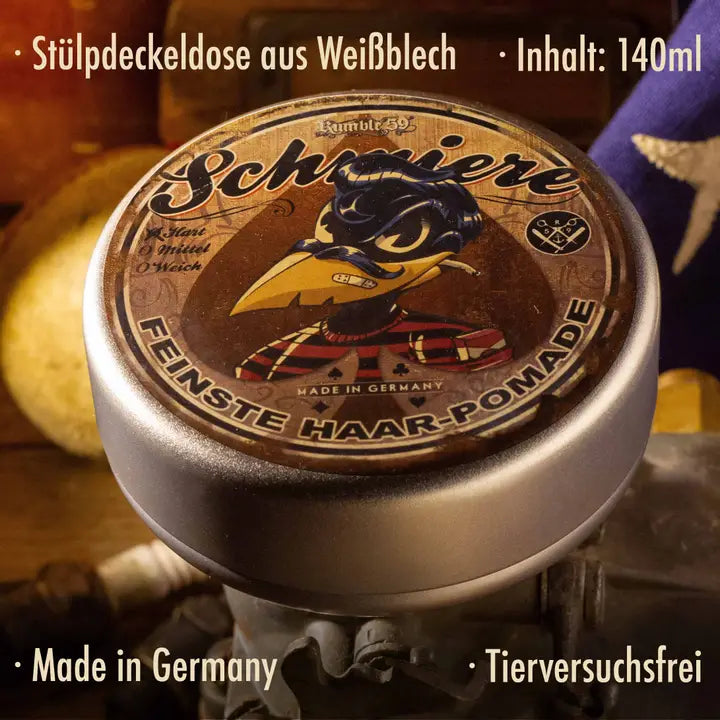 Rumble59 Schmiere Oil-Based Pomade – Hard Poker 140ml