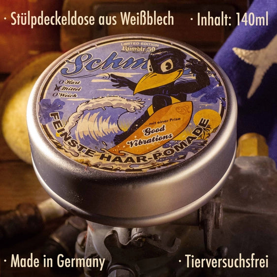 Rumble59 Schmiere Oil-Based Pomade – Medium “Surfin’ Bird” (140ml)
