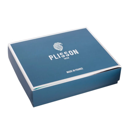 Plisson 1808 Genuine Essential Shaving Brush Initiation Set - Midnight Blue