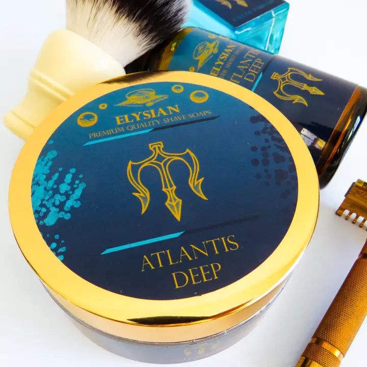 Elysian Soap Shop Atlantis Deep Mens Shaving Soap