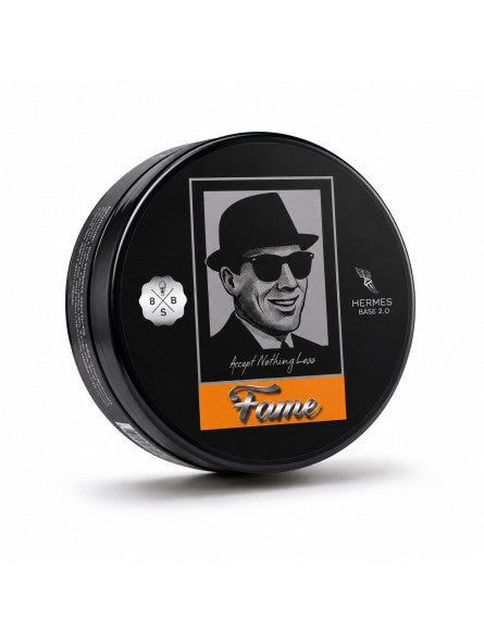 Black container with a portrait of a man wearing sunglasses and a hat, labeled 'Fume' on a white background.