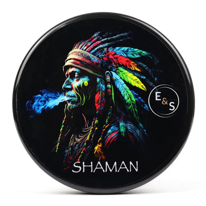 E&S Traditional Shaman Coffee Tallow Shaving Soap