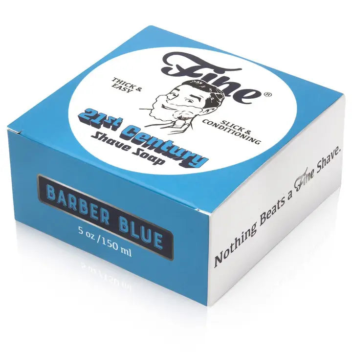 Fine Accoutrements Barber Blue 21C Shave Soap