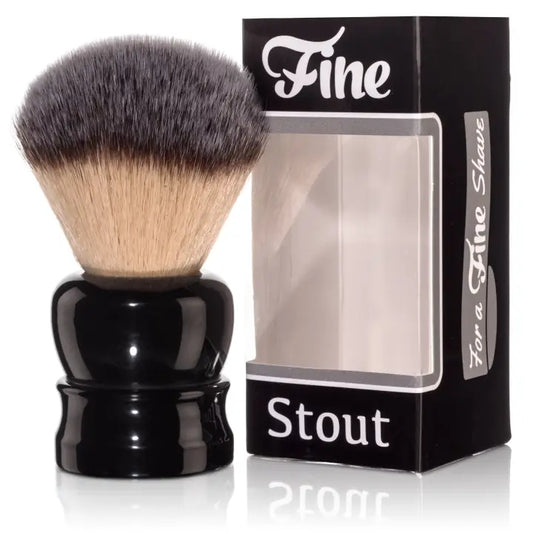 Fine Accoutrements Stout Shaving Brush - Black