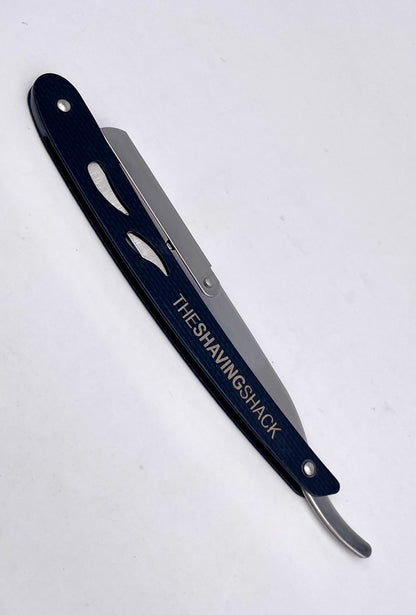 The Shaving Shack black Steel Shavette
