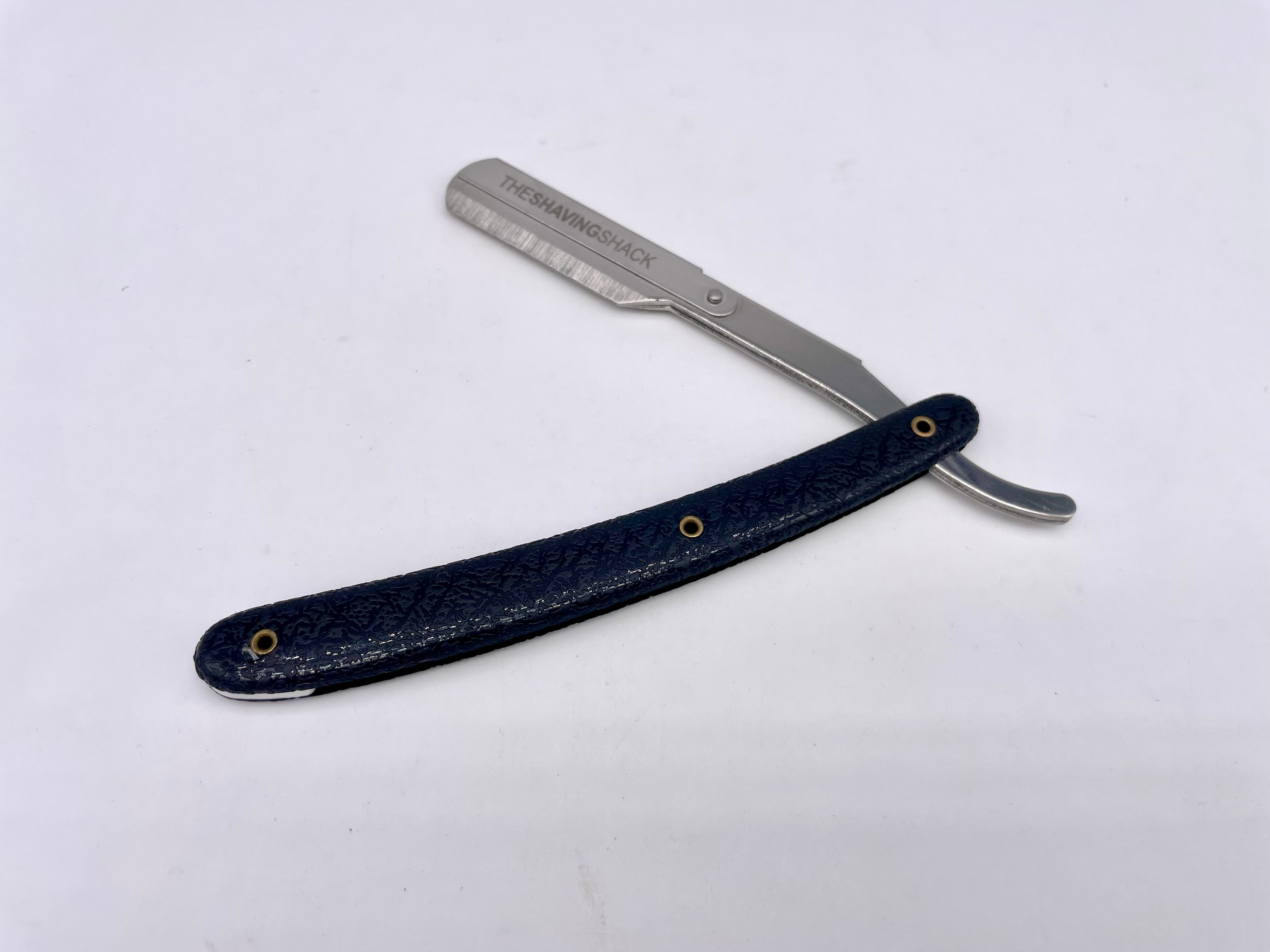 The Shaving Shack Falcon Stainless Steel Cut-Throat Straight Razor ...