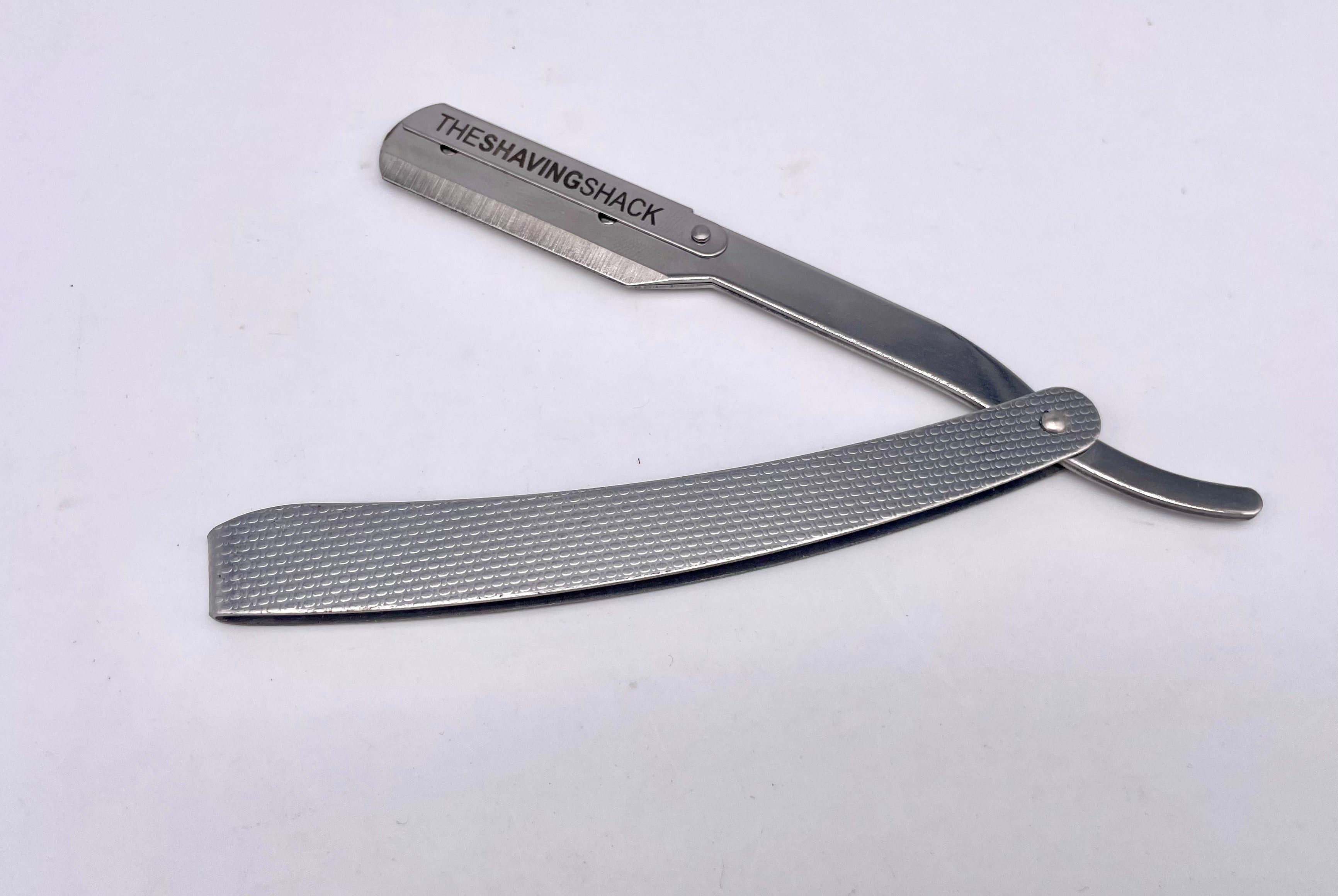 The Shaving Shack Falcon Stainless Steel Cut-Throat Straight Razor ...