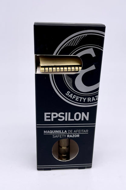Epsilon Bronze Safety Razor