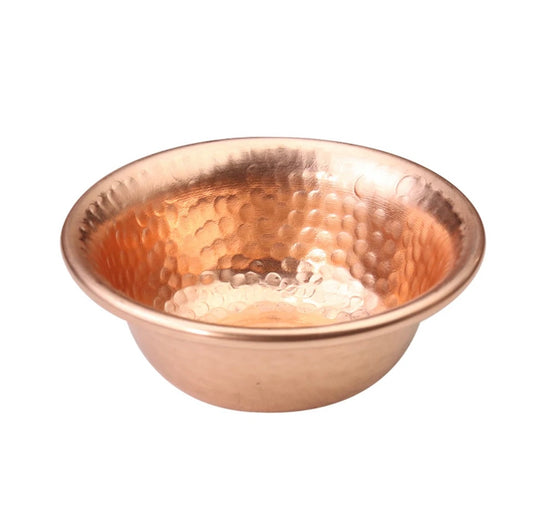 copper shaving bowl hand made