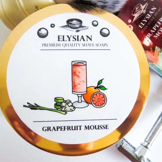 Elysian Soap Shop Grapefruit Mousse Shaving Soap