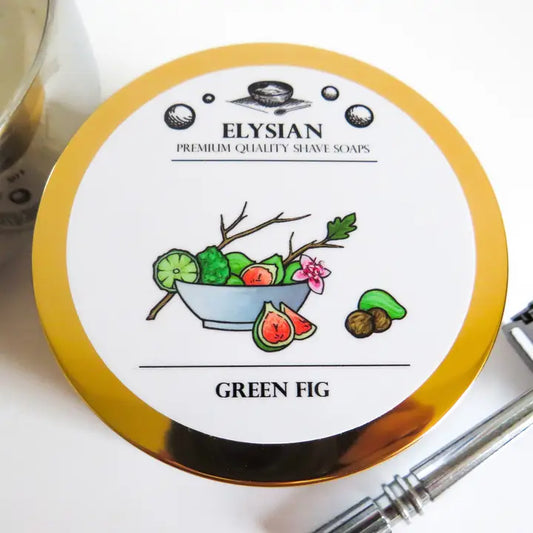 Elysian Soap Shop Green Fig Men's Shaving Soap