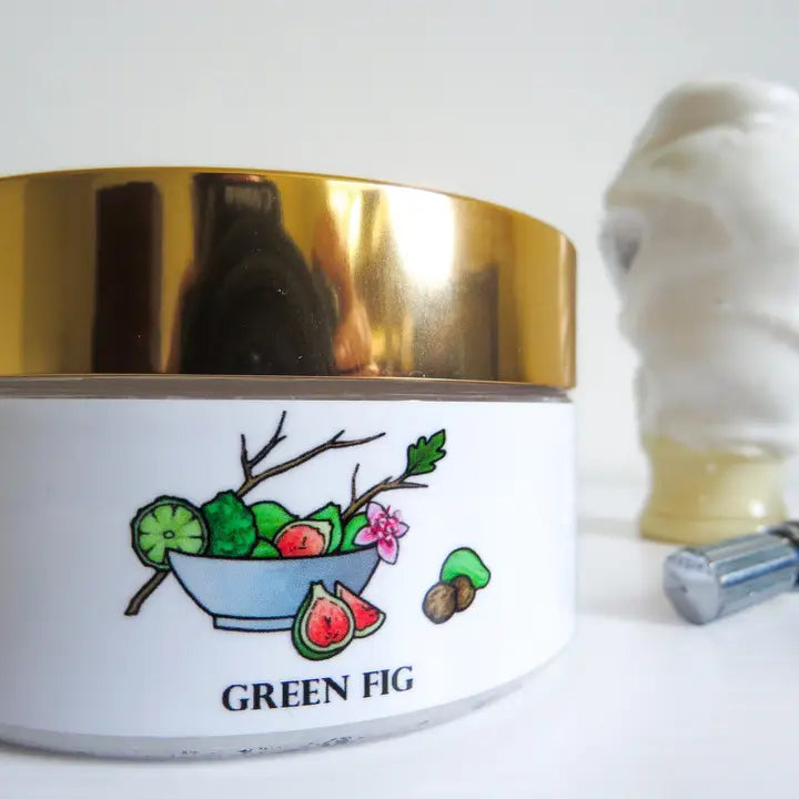 Elysian Soap Shop Green Fig Men's Shaving Soap