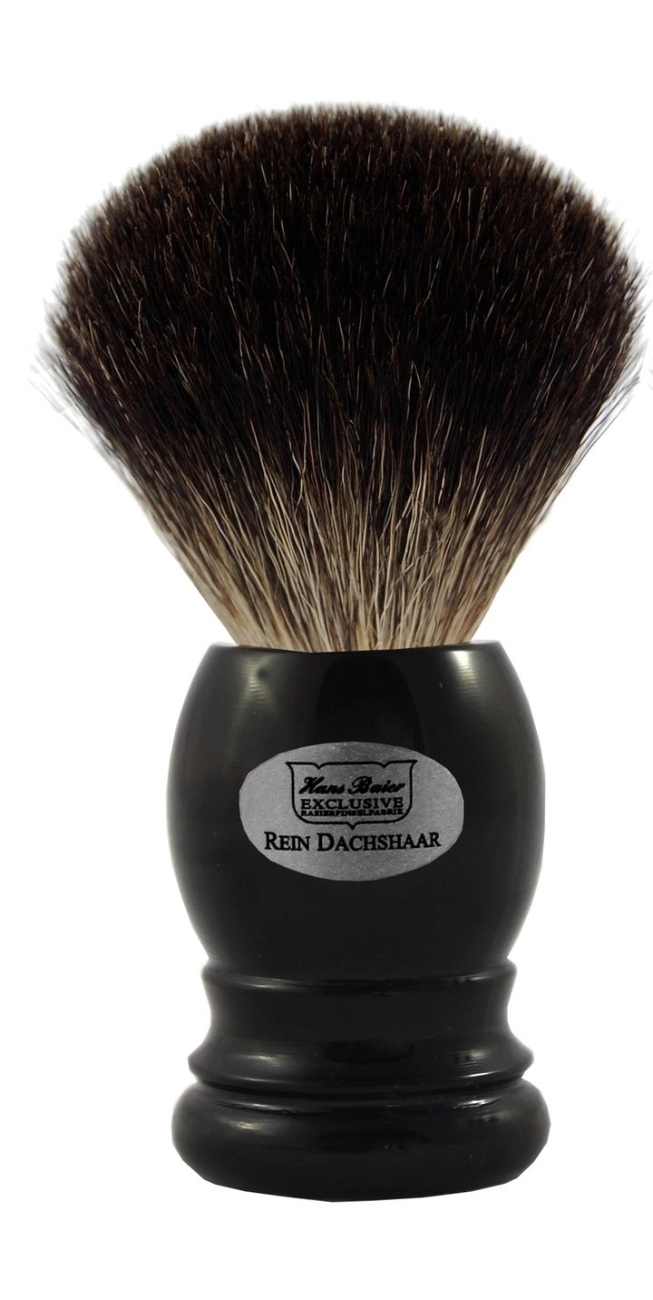 Hans Baier Exklusive Shaving Brush Plastic Black