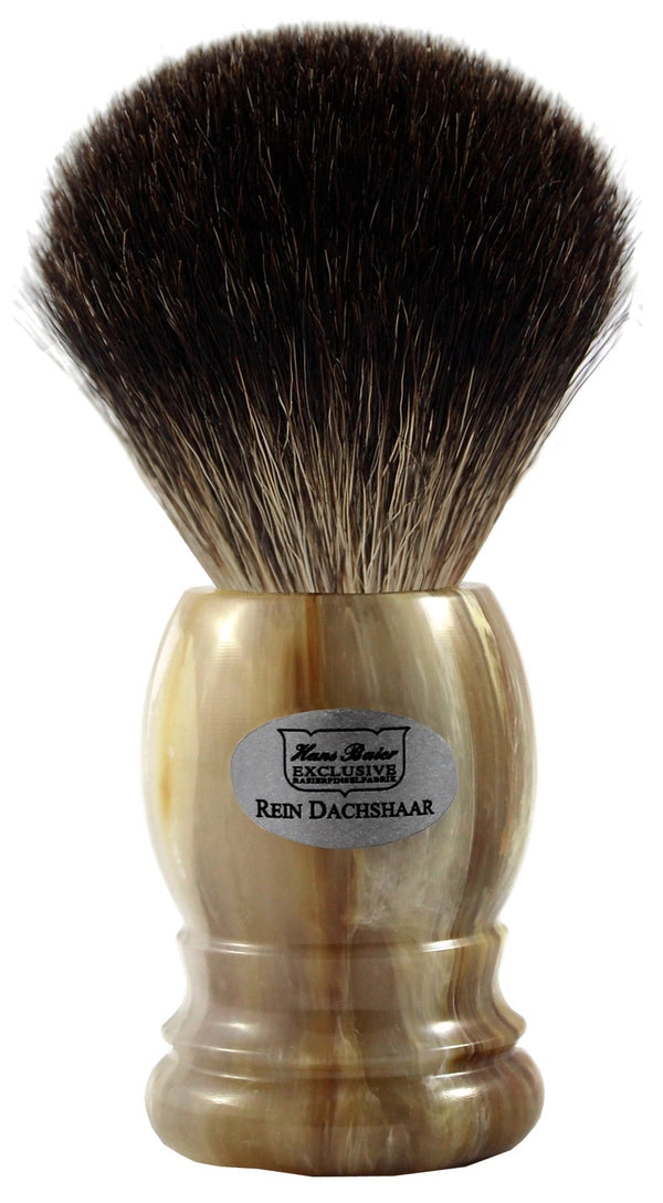 Bloc De Rasage En Poils De Blaireau Silvertip Havane Hans Baier - Allemagne