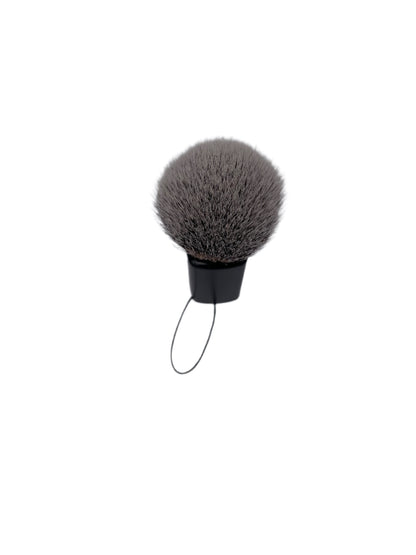 Hill And Drew Luxury Synthetic Silvertip Shaving Brush Modern black