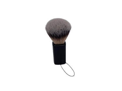 Hill And Drew Luxury Synthetic Silvertip Shaving Brush Modern black
