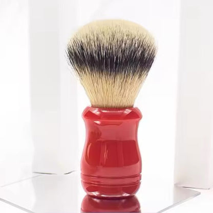 Hill And Drew Luxury Synthetic Silvertip Shaving Brush Red Barrel