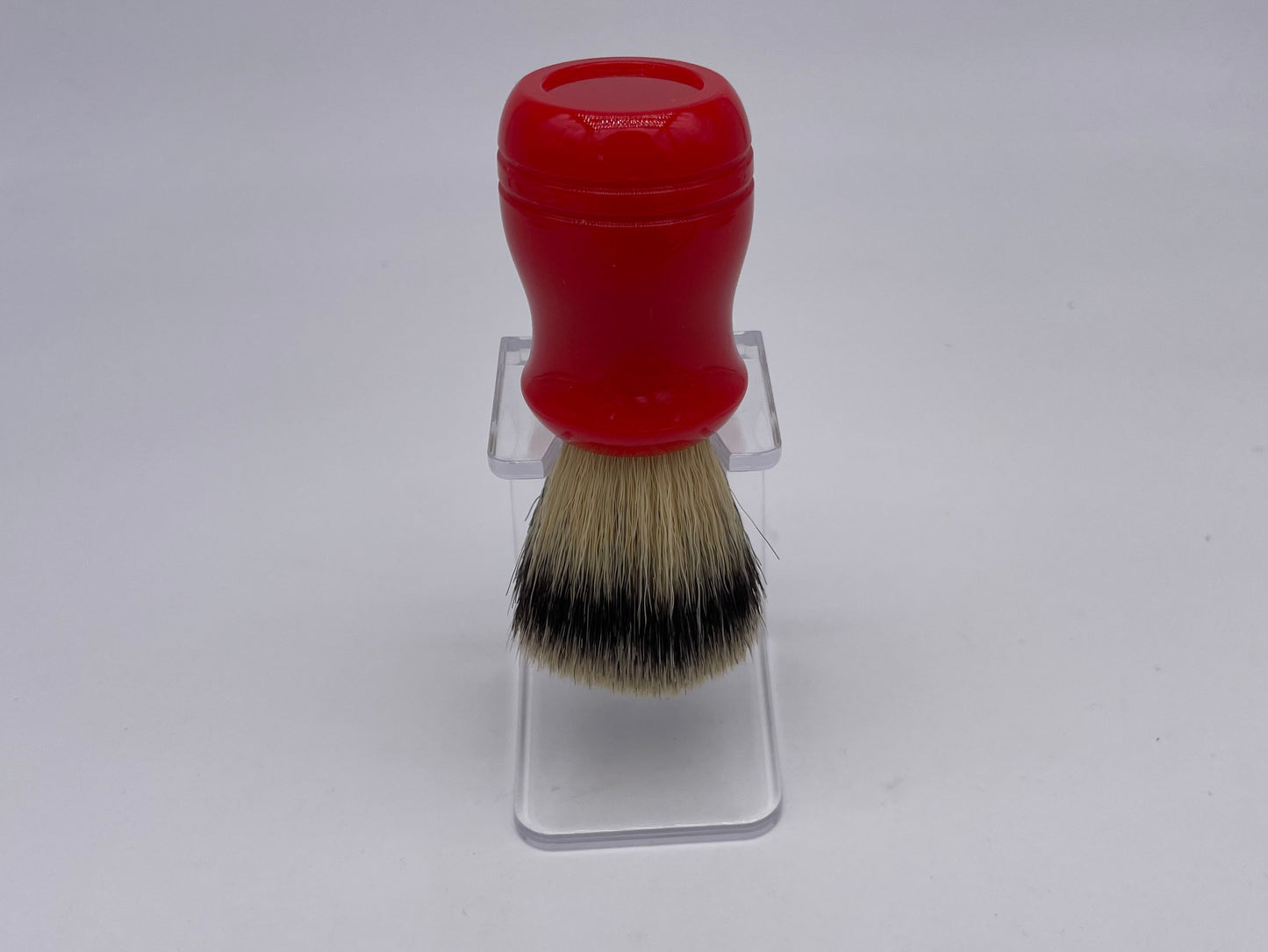 Hill And Drew Luxury Synthetic Silvertip Shaving Brush Red Barrel