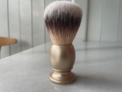 hill and drew gold sovereign shaving brush