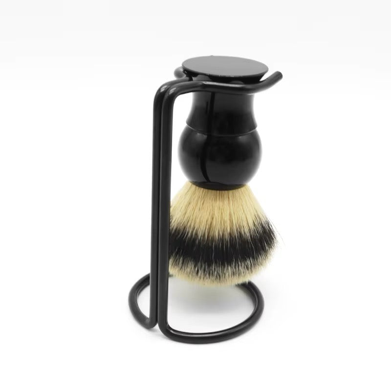 The Shaving Shack Black Metal Shaving Brush Stand