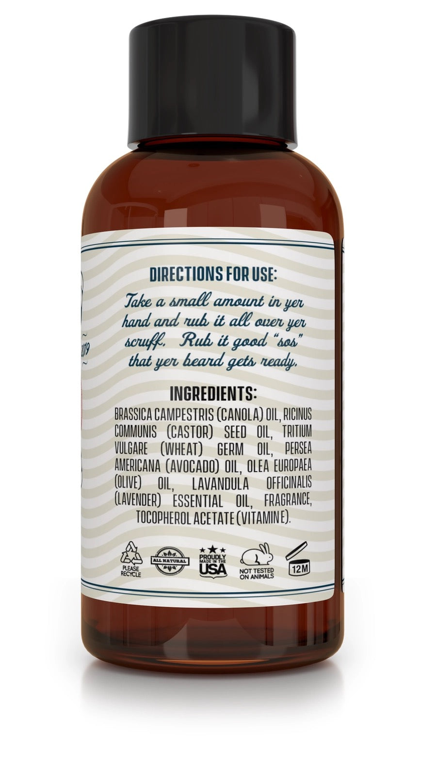 POPEYE Shave Company Pre-Shave Oil 2oz — Sandalwood