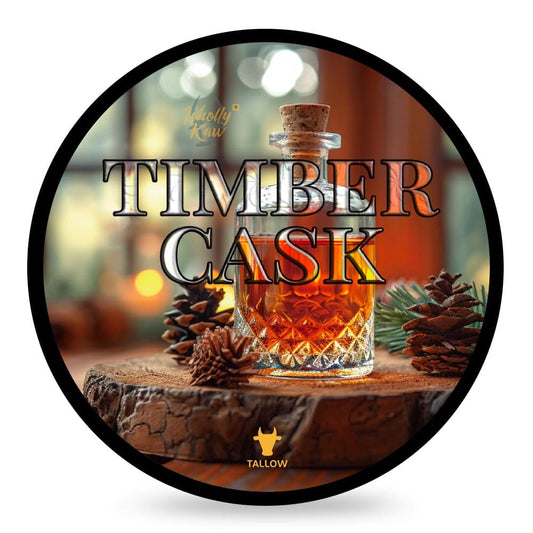 Wholly Kaw Shaving Soap Crème Fraîche – Timber Cask