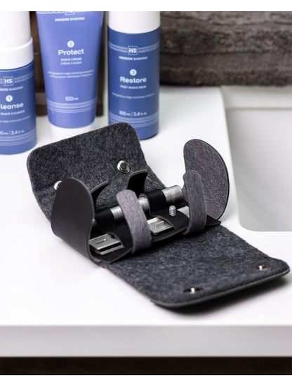Henson Black Travel Razor Case