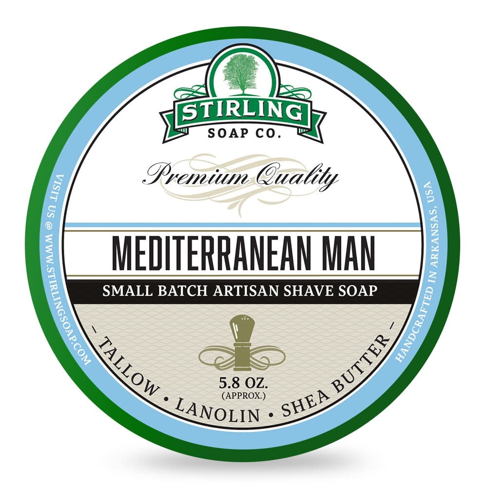 Stirling shaving soap Mediterranean Man 170ml